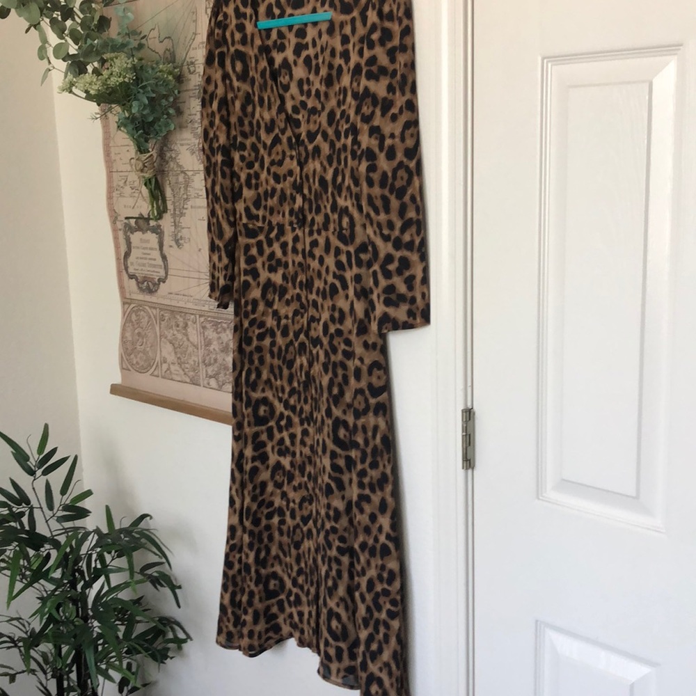 maxi / midi cheetah REFORMATION dress
